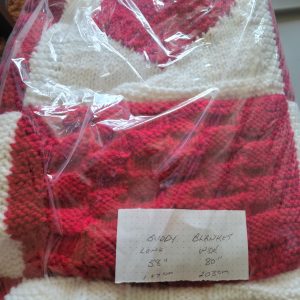Blanket red white buddy