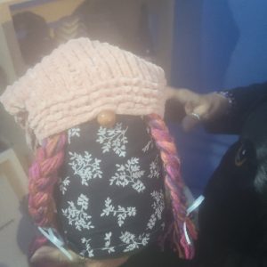 Gnome Girl Pink Hat