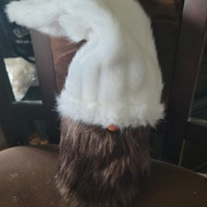 Gnome White Fur Hat